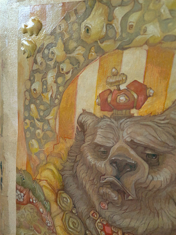 "Golden Bear" 's delicious tempera sheen.