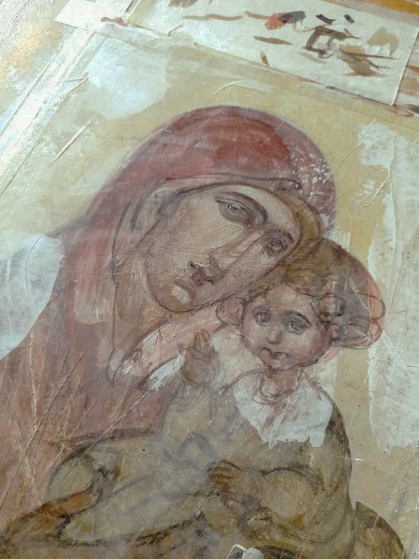 «Παναγία Οδηγήτρια» early work in progress